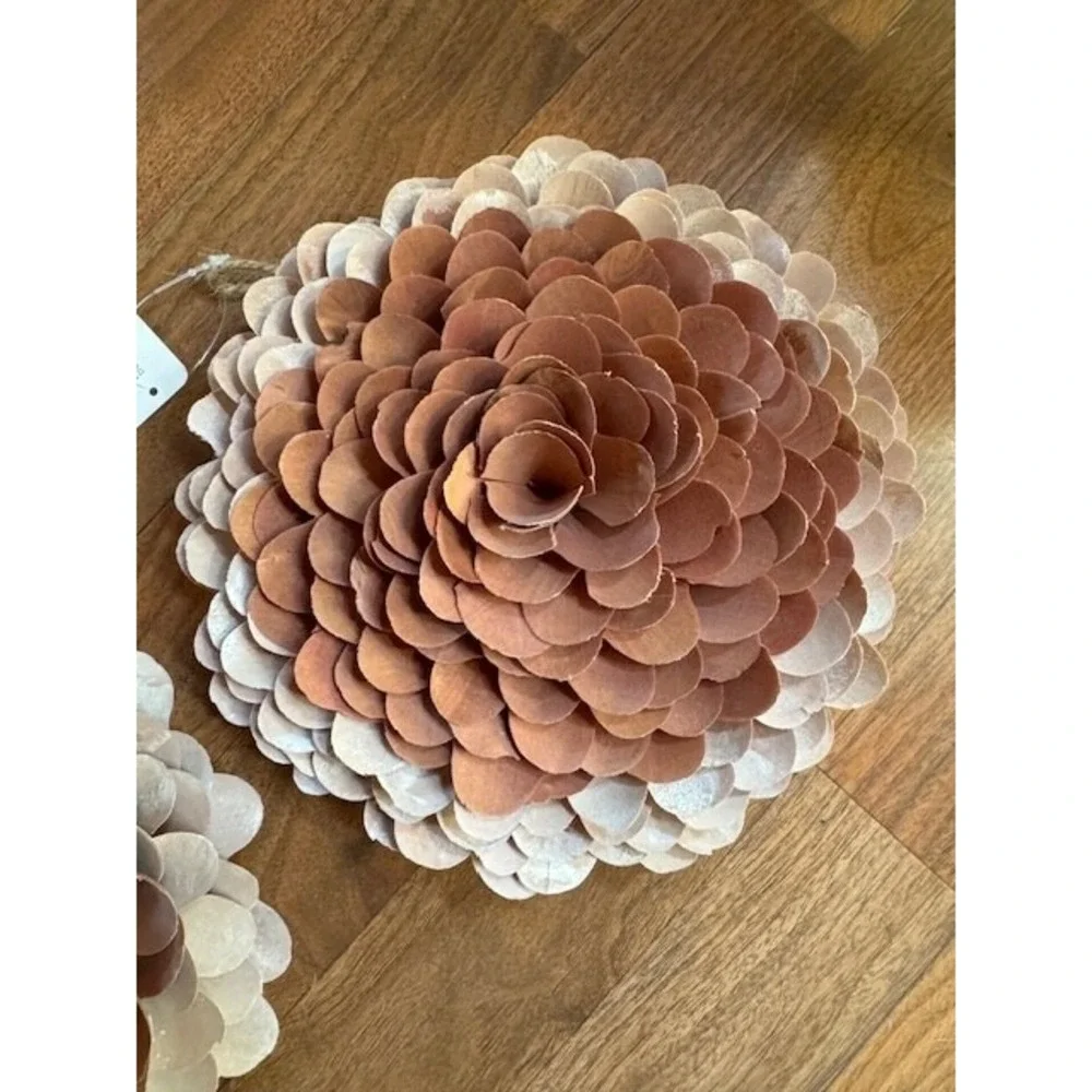 Ashland Blush Rose‎ Floral Wall Decor Set of 2 Rustic Farmhouse Accent Pieces